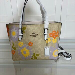 Coach New Women's Mollie 25 Floral Print Tote